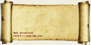 Jabuka Maksić vizit kartica